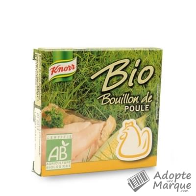 Knorr Bouillon de Poule Bio Certifié AB Le paquet de 6 tablettes - 60G