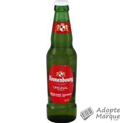 Kronenbourg Bière blonde - 4,2% vol. La bouteille de 33CL