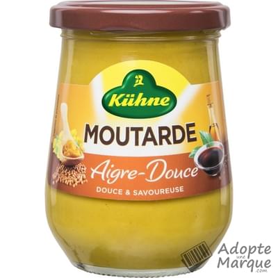 Kühne Moutarde Aigre-Douce Le bocal de 270G