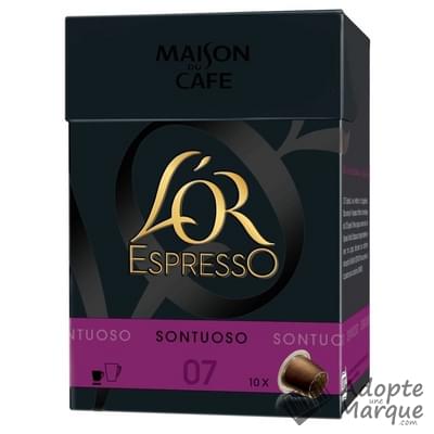 L Or Espresso Sontuoso Capsule De Caf Les Capsules G