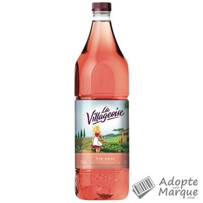 La Villageoise Vin de table Rosé - 12% vol. "La bouteille de 1,5L"