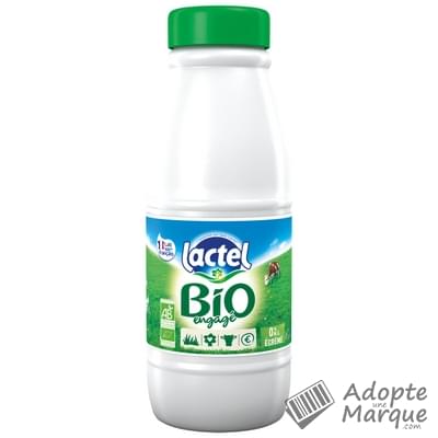 Lactel BIO & Engagé - Lait écrémé La bouteille de 50CL