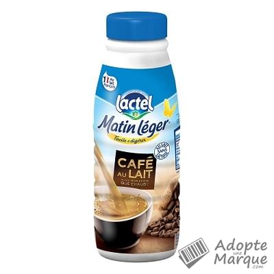 Lactel Matin Léger - Café au lait La bouteille de 50CL