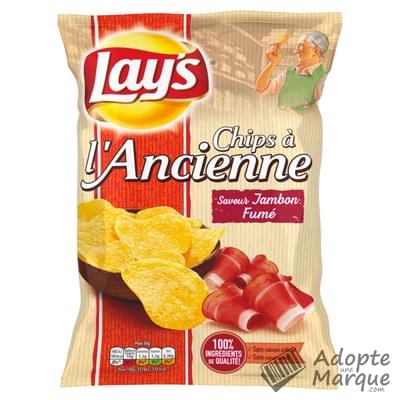 Lay's Chips à l'Ancienne saveur Jambon Fumé Le sachet de 120G