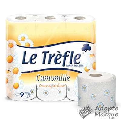Le Trèfle Papier Toilette Camomille Les 9 rouleaux