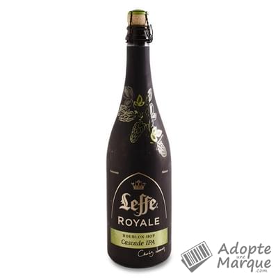 Leffe Royale Cascade IPA - Bière d'Abbaye Belge - 7,5% vol. La bouteille de 75CL