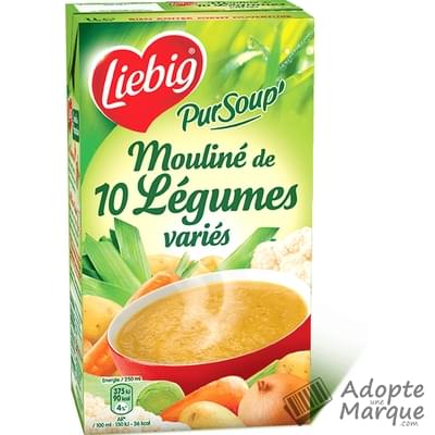 Liebig PurSoup' Mouliné de 10 Légumes Variés La brique de 1L