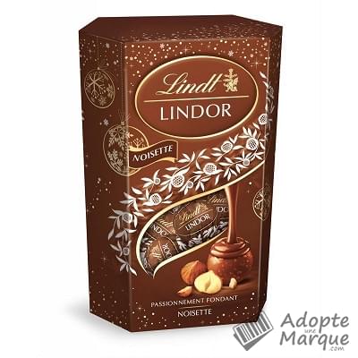 Lindt Lindor - Bouchées de Chocolat au Lait & Noisette La boîte de 200G