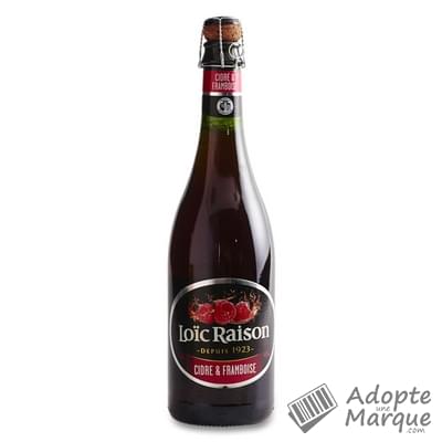 Loïc Raison Cidre aromatisé - Cidre & Framboise - 4,5% vol. La bouteille de 75CL