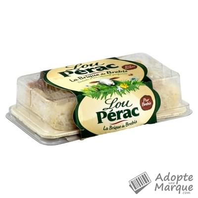 Lou Pérac Brique de Brebis 26%MG Le fromage de 150G