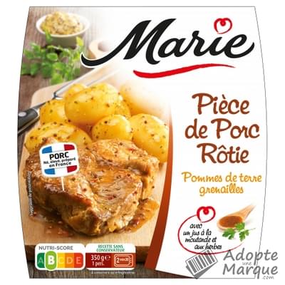 Marie Pièce de Porc Rôtie & Pommes de terre grenailles La barquette de 350G