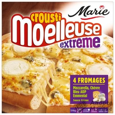 Marie Pizza Croustimoelleuse Extrême La 4 Fromages La pizza de 510G