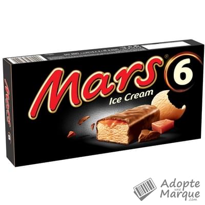 Mars Barres glacées Les 6 barres - 306ML