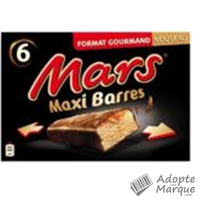 Mars Barres glacées Maxi Les 6 barres - 440ML