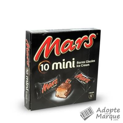 Mars Mini Barres glacées Les 10 barres - 250ML