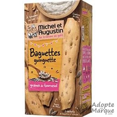 Michel et Augustin Baguettes guinguette aux graines de tournesol Le paquet de 100G