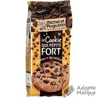 Michel et Augustin Le Cookie qui Pépite Fort au Chocolat Noir Le paquet de 200G