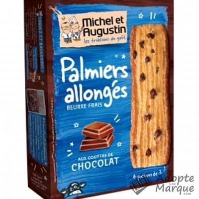Michel et Augustin Palmiers allongés aux Gouttes de Chocolat Le paquet de 120G