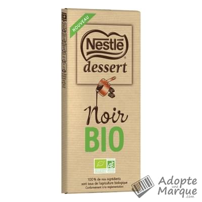 Nestlé Dessert Chocolat Noir pâtissier Bio La tablette de 170G