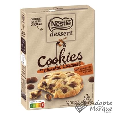 Nestlé Dessert Préparation pour Cookies au Chocolat Caramel La boîte de 336G