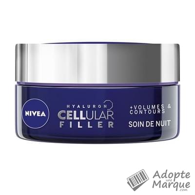 Nivéa Soin de Nuit Hyaluron Cellular Filler + Volumes & Contours Le pot de 50ML