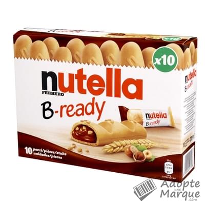 Nutella B-ready - Biscuits fourrés à la pâte à tartiner La boîte de 10 biscuits - 220G