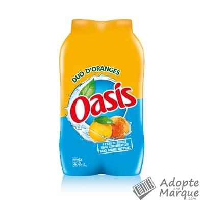 Oasis Boisson rafraîchissante aux fruits - Duo d'Oranges Les 4 bouteilles de 2L