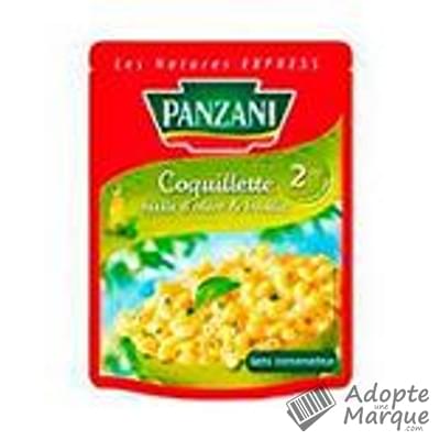 Panzani Express 1min30 - Coquillettes à l'Huile d'Olive & Basilic Le sachet de 200G