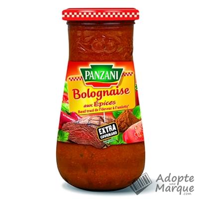 Panzani Sauce Bolognaise aux Epices Le bocal de 400G
