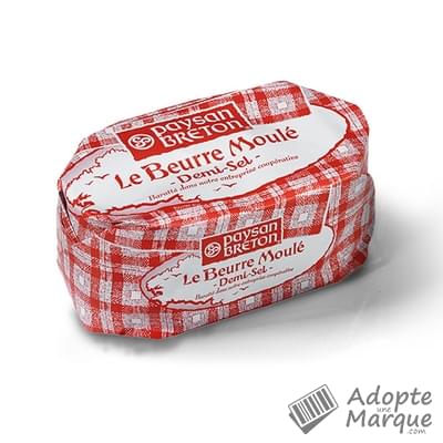 Paysan Breton Beurre Moulé - Demi-sel La plaquette de 125G