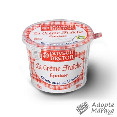 Paysan Breton Crème fraîche Epaisse - 30%MG Le pot de 45CL