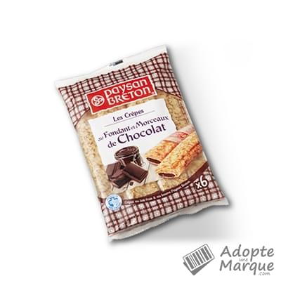 Paysan Breton Crêpes fourrées au Fondant & Morceaux de Chocolat Les 6 crêpes - 180G