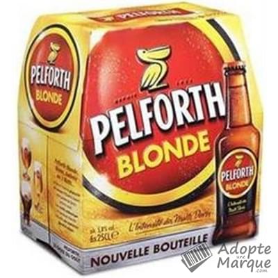 Pelforth Bière Blonde - 5,8% vol. Les 6 bouteilles de 25CL
