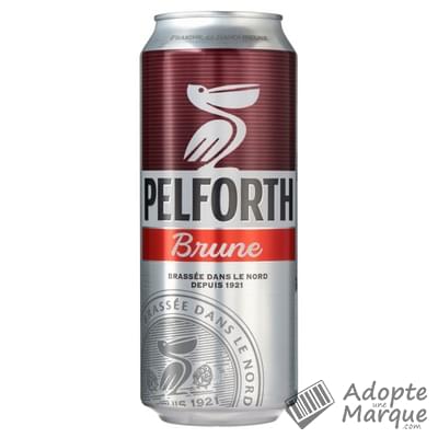 Pelforth Bière Brune - 6,5% vol. La canette de 50CL