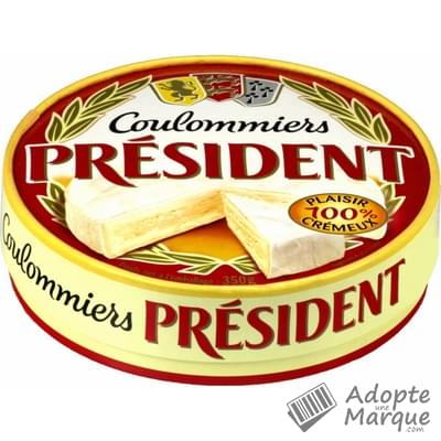 Président Coulommiers - 20%MG Le fromage de 350G