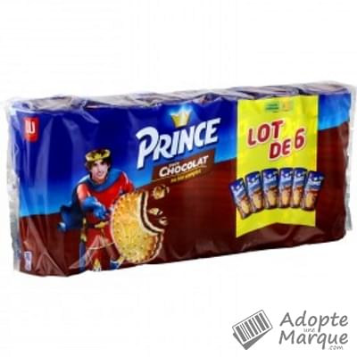 Prince Biscuits fourrés goût Chocolat Les 6 paquets de 300G