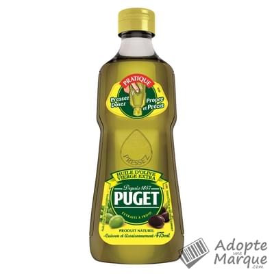 Puget Huile d'Olive vierge extra Le flacon Squeeze de 475ML