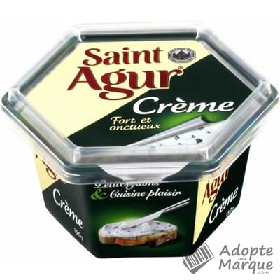 Saint Agur Crème de fromage fondu 25%MG La boîte de 150G