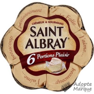 Saint Albray Fromage Crémeux & Gourmand en Portions Les 6 portions de 30G - 180G
