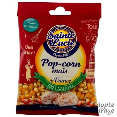 Sainte Lucie Maïs doré pour Pop-Corn Le sachet de 125G