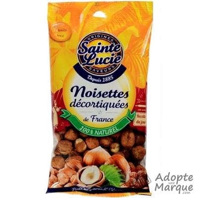 Sainte Lucie Noisettes décortiquées de France Le sachet de 125G
