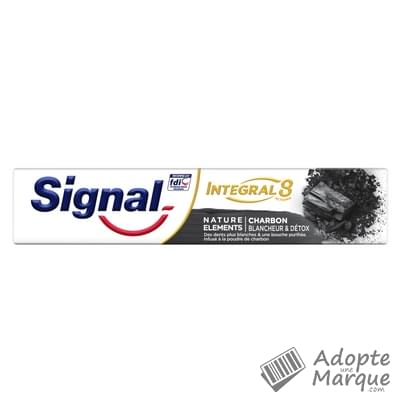 Signal Dentifrice Intégral 8 Actions Nature Eléments au Charbon Le tube de 75ML