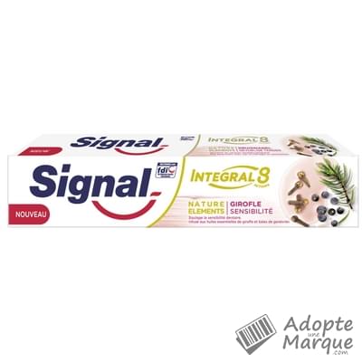 Signal Dentifrice Intégral 8 Actions Nature Eléments Girofle Sensibilité Le tube de 75ML