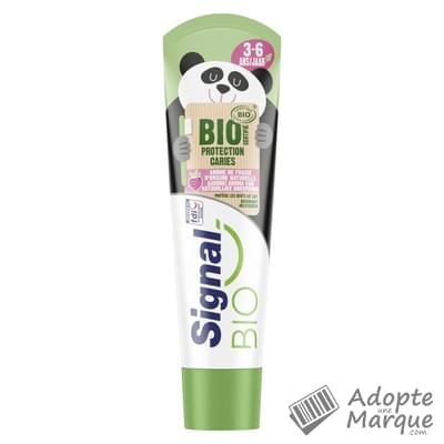 Signal Dentifrice Kids Bio Protection Caries goût Fraise (2 à 6 ans) Le tube de 50ML