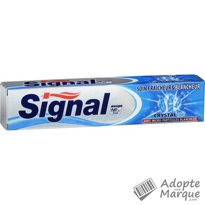 Signal Dentifrice Soin Fraîcheur & Blancheur Crystal Le tube de 75ML