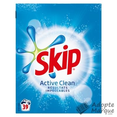 Skip Active Clean - Lessive en Poudre "Le paquet de 2,73KG (39 lavages)"