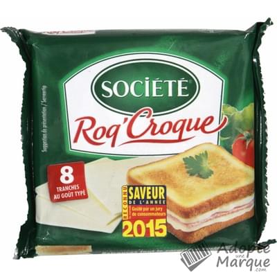 Société Croque - Tranches de Roquefort - 18%MG Les 8 tranches - 150G