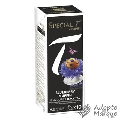 Special.T Thé Noir Blueberry Muffin La boîte de 10 capsules