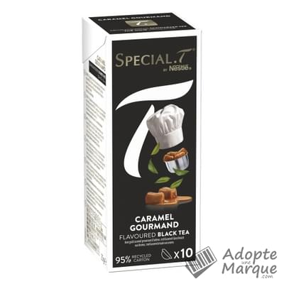 Special.T Thé Noir Caramel Gourmand La boîte de 10 capsules