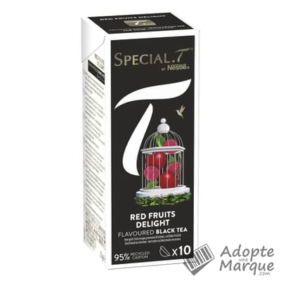 Special.T Thé Noir Red Fruits Delight La boîte de 10 capsules